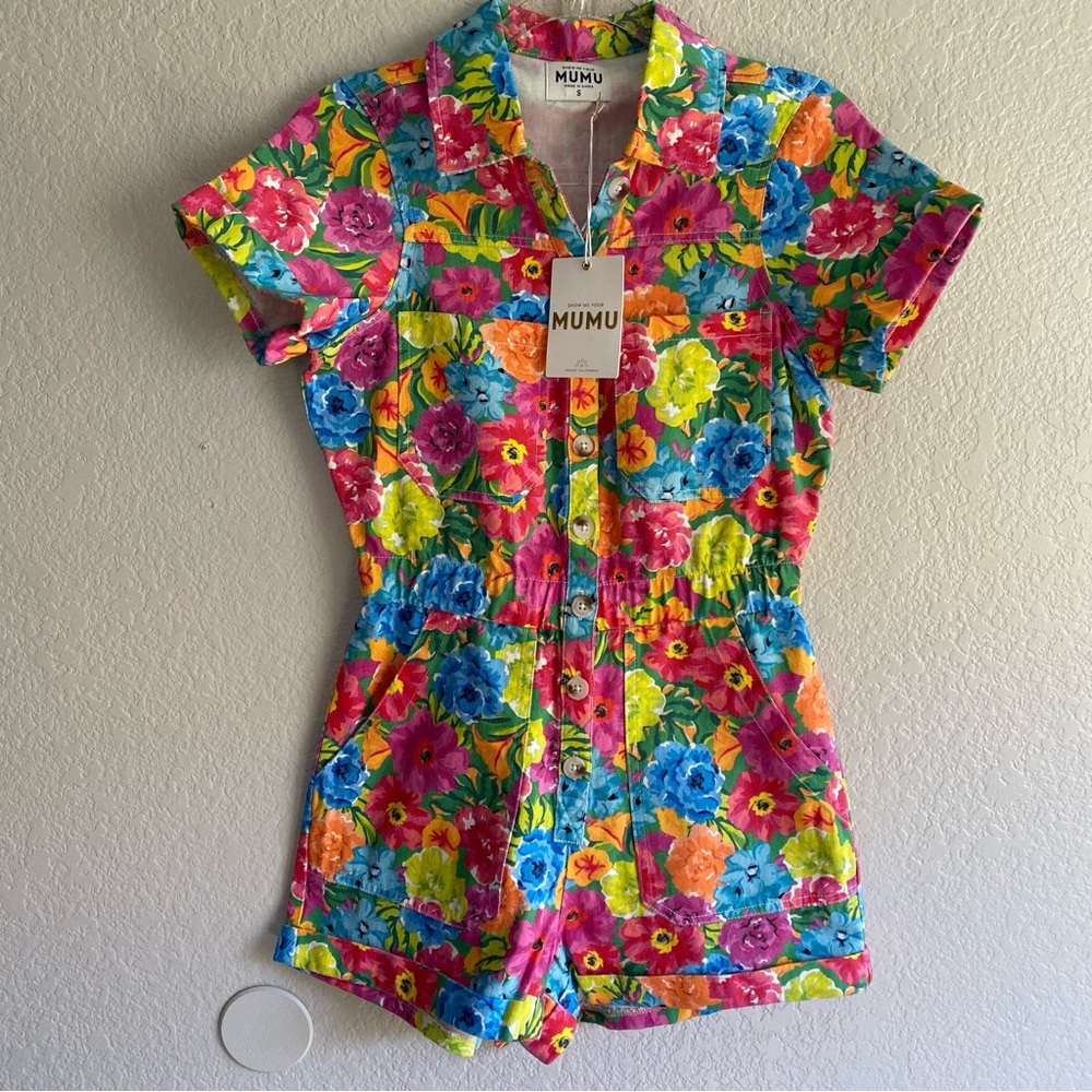 Show Me Your MuMu Floral Jumpsuit - Multicolor